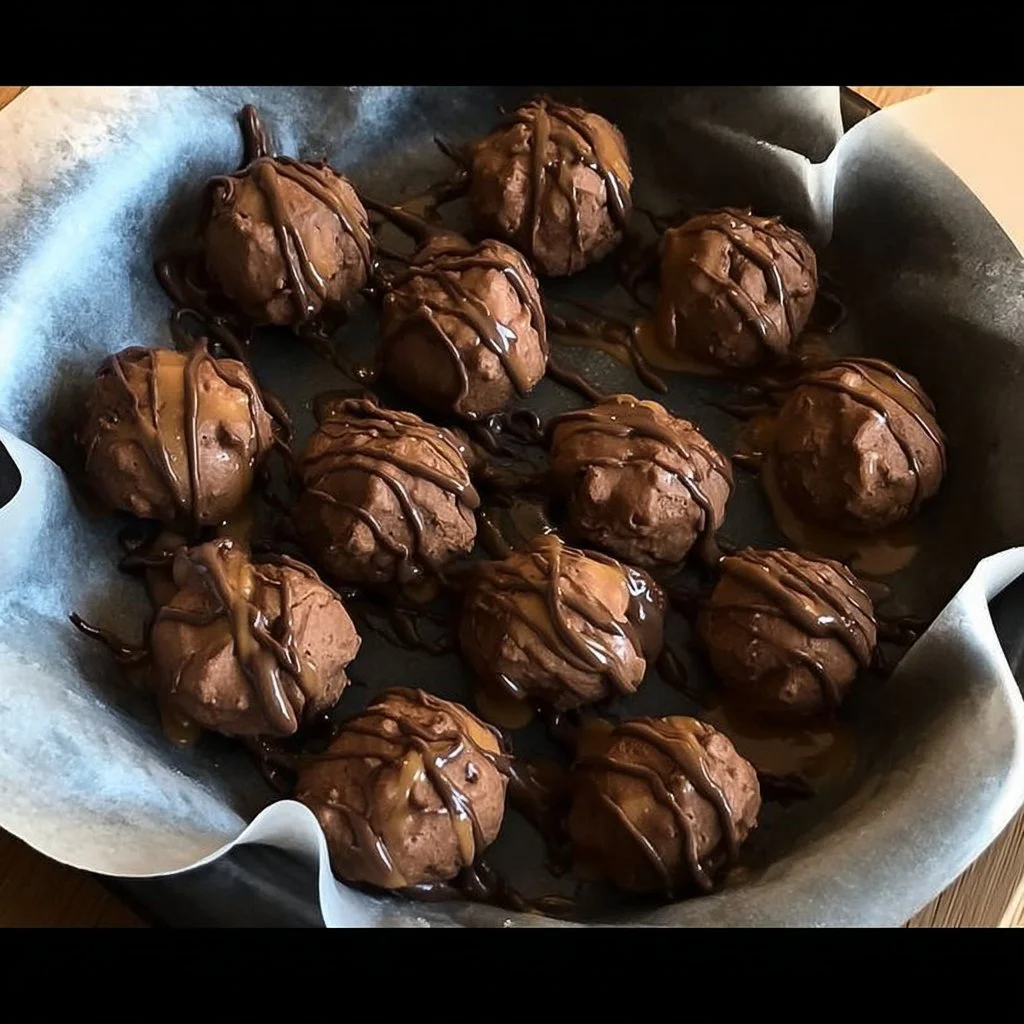 Dark Chocolate Peanut Butter Protein Bites