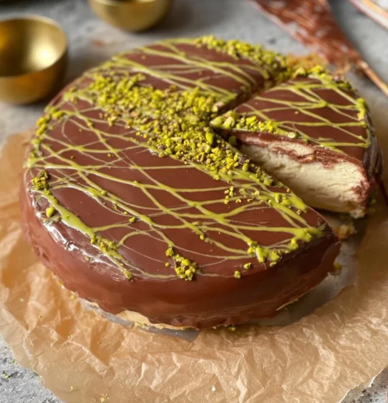 Dubai Chocolate Cheesecake