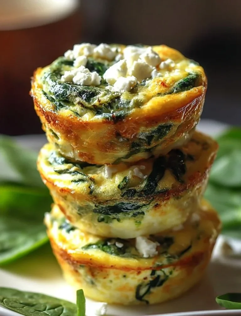 Egg Muffins with Spinach and Feta