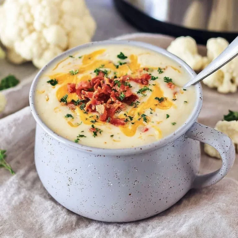 Instant Pot Cauliflower Soup