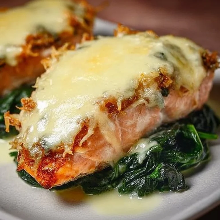Irresistible Baked Salmon with Spinach and Mozzarella Bliss