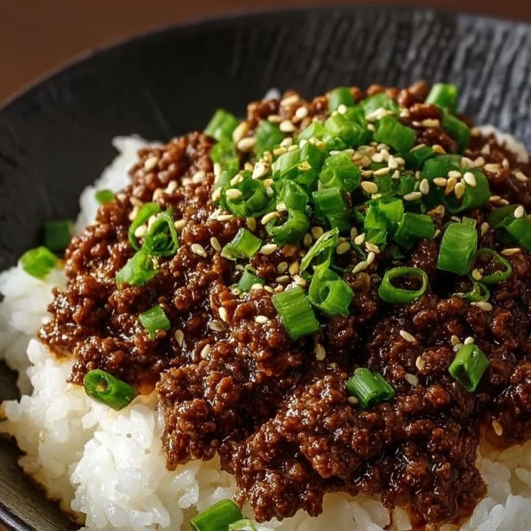 Korean Ground Beef Bowl