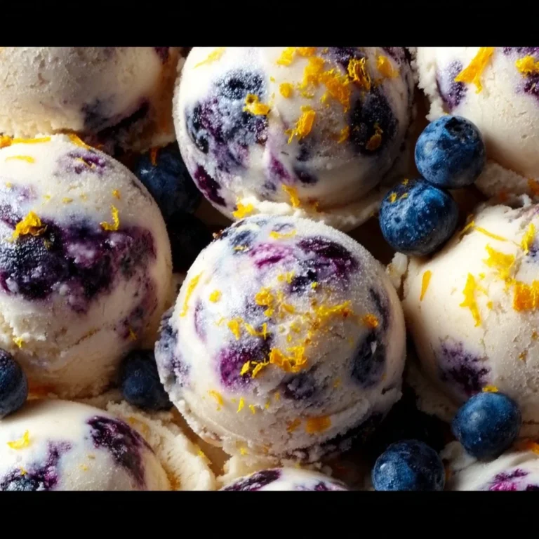 Lemon Blueberry Cottage Cheese Protein Bites