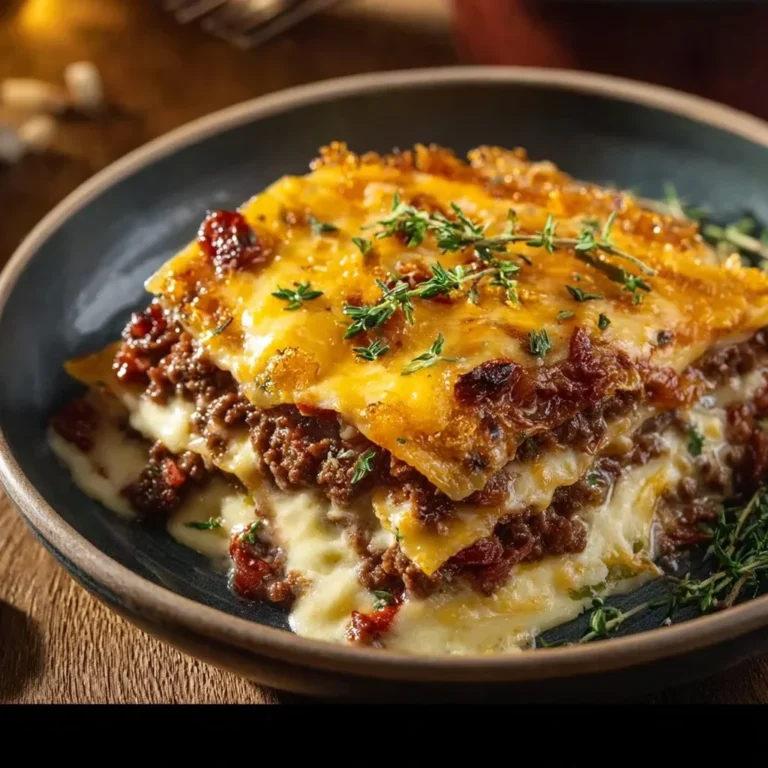 Low-Carb Bacon Cheeseburger Casserole