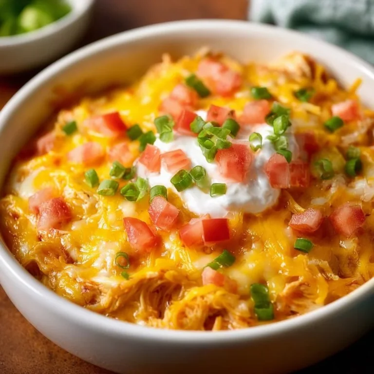 Low-Carb High-Protein Chicken Burrito Casserole