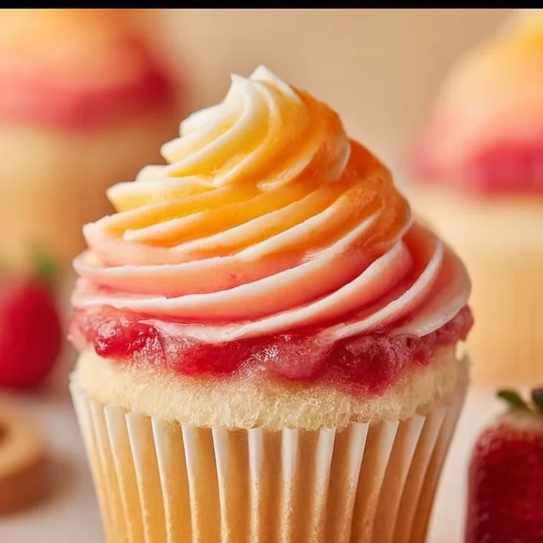 Mango Strawberry Sunset Cupcakes: A Delightful Recipe!
