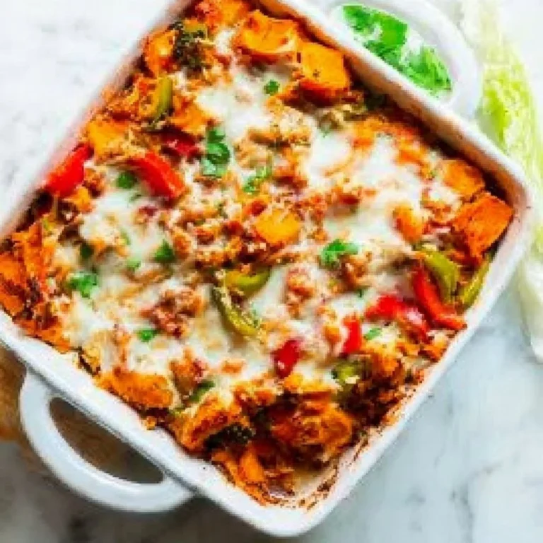 Roasted Veggie Enchilada Casserole