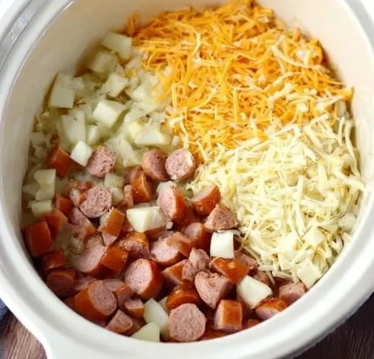Slow Cooker Sausage and Potato Casserole