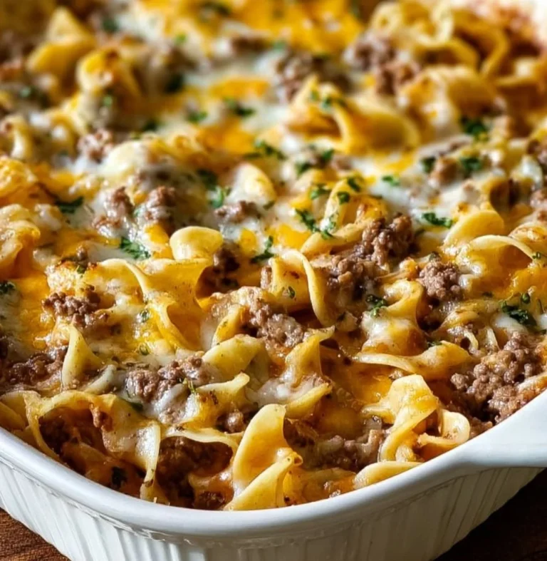 Sour Cream Beef Noodle Casserole