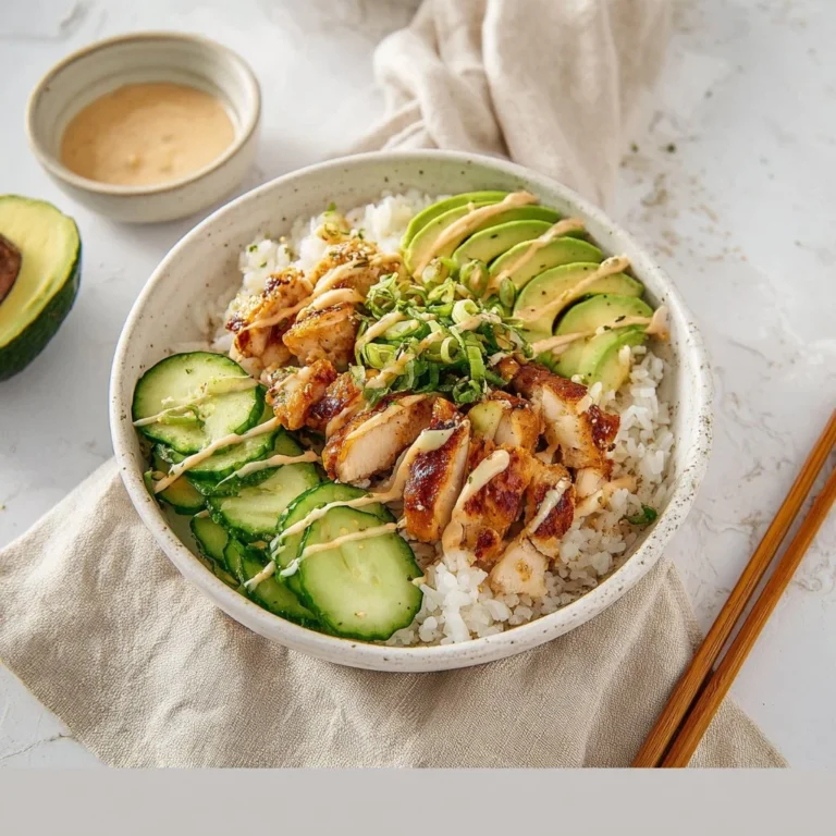Spicy Salmon Bowls with Coconut Rice