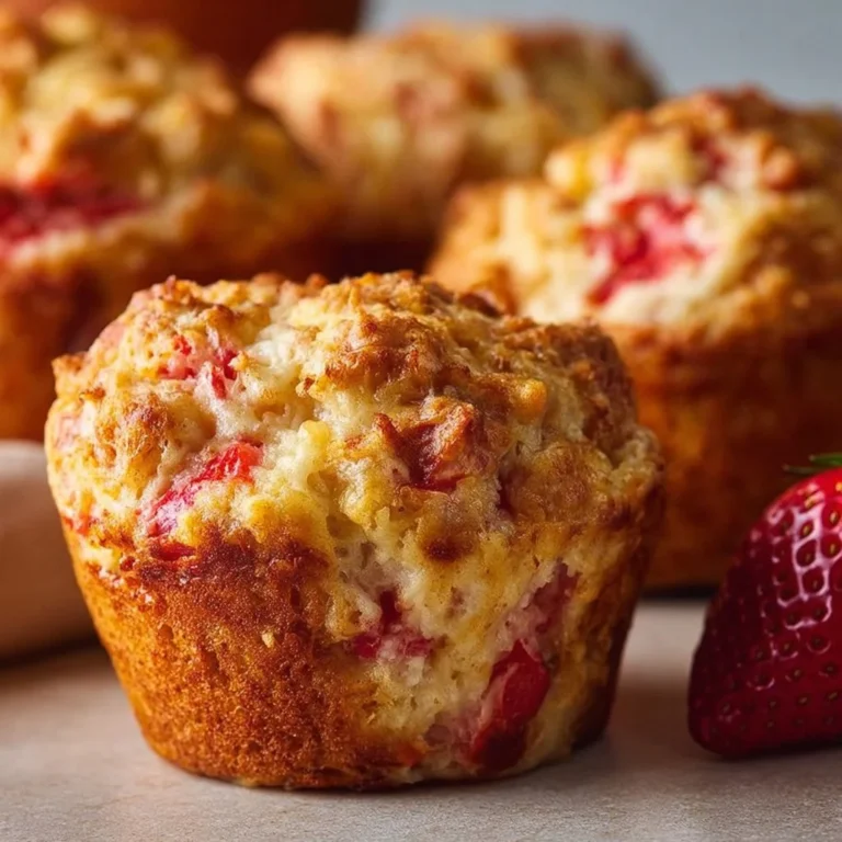 Strawberry Protein Muffins