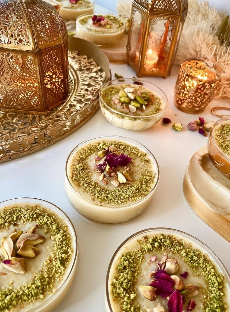 Tunisian Time Pudding with Orange Blossom and Figs