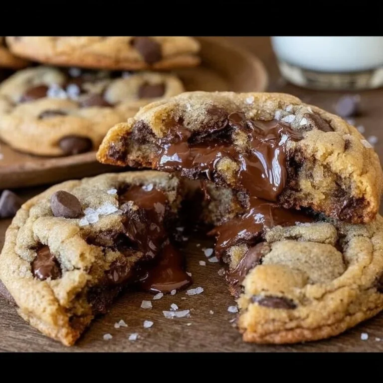 Ultra Thick Bakery Style Chocolate Chip Cookies – Crispy Edges, Gooey Centers, and Loaded with Chocolate!