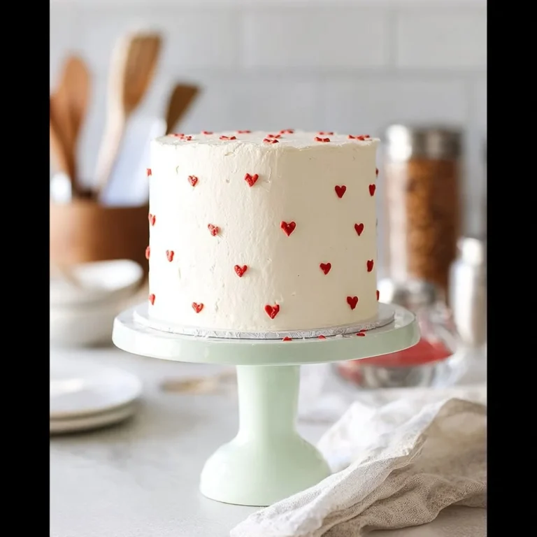 Valentine’s Red and White Velvet Cake