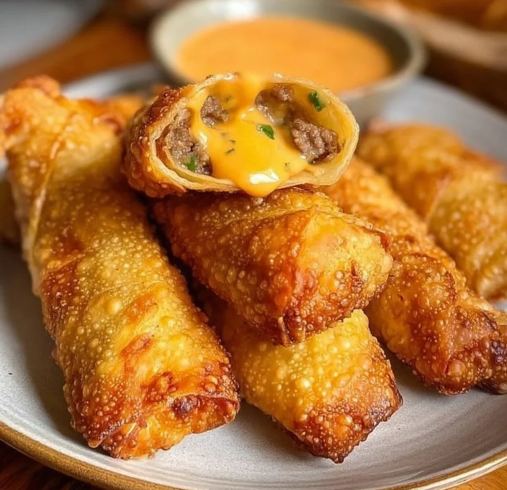 Cheeseburger Beef Twists baked to perfection with juicy beef filling