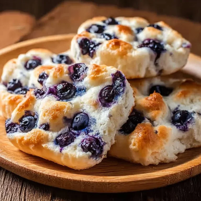 Cottage Cheese Blueberry Cloud Bread