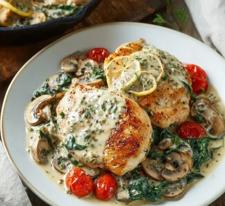 Creamy Mediterranean Chicken Skillet