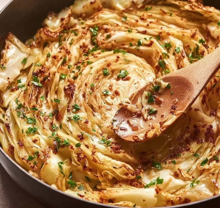 Creamy Tomato-Kissed Cabbage