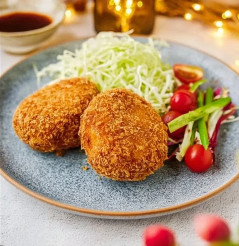 Crispy Korokke with Savory Vegetable