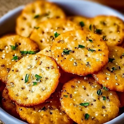 Pack of Garlic Ritz Snacks showcasing the crunchy texture and garlic flavor