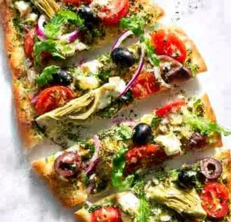 Greek Flatbread Pizza