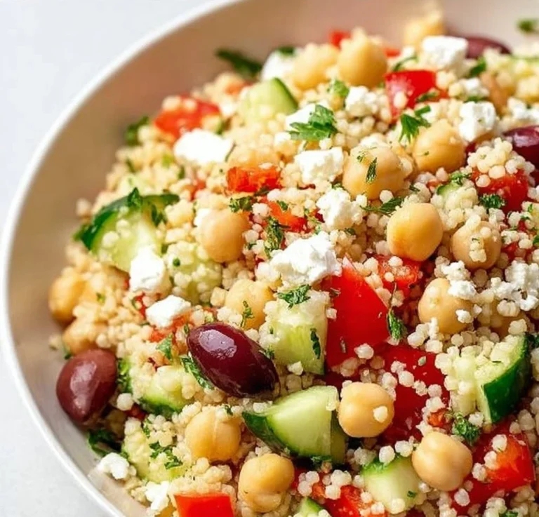 Healthy Mediterranean Couscous Salad