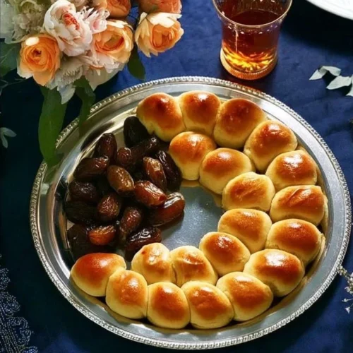 Freshly baked Honey Comb Bread inspired by Yemeni traditions