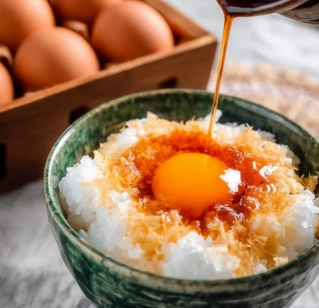 Japanese Breakfast Egg Rice Bowl
