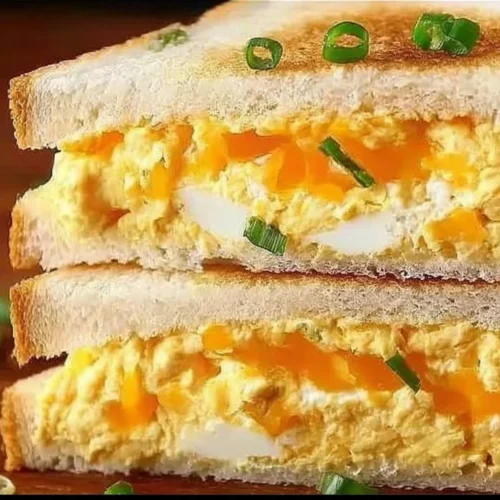 Delicious Japanese egg sandwich (Tamago Sando) on a plate