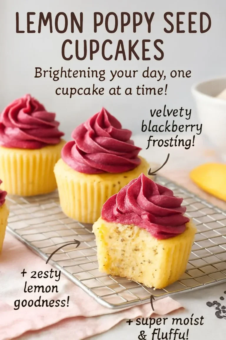 Lemon Poppy Seed Cupcakes