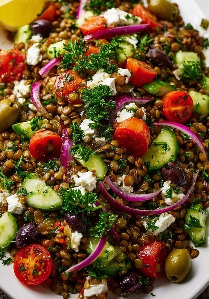 Mediterranean Lentil Salad