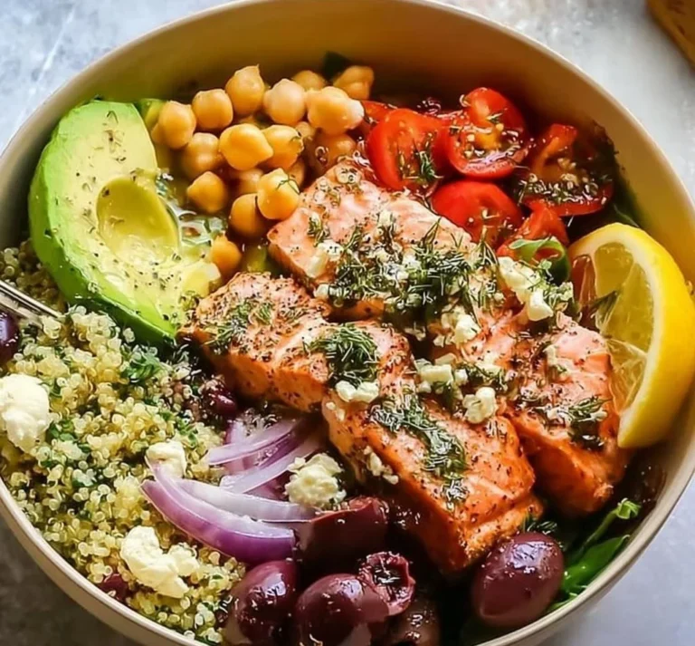 Mediterranean Salmon Bowl