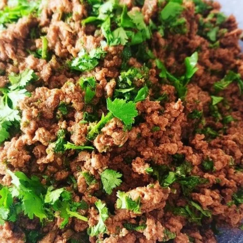 minced lamb filling showcased in a savory dish