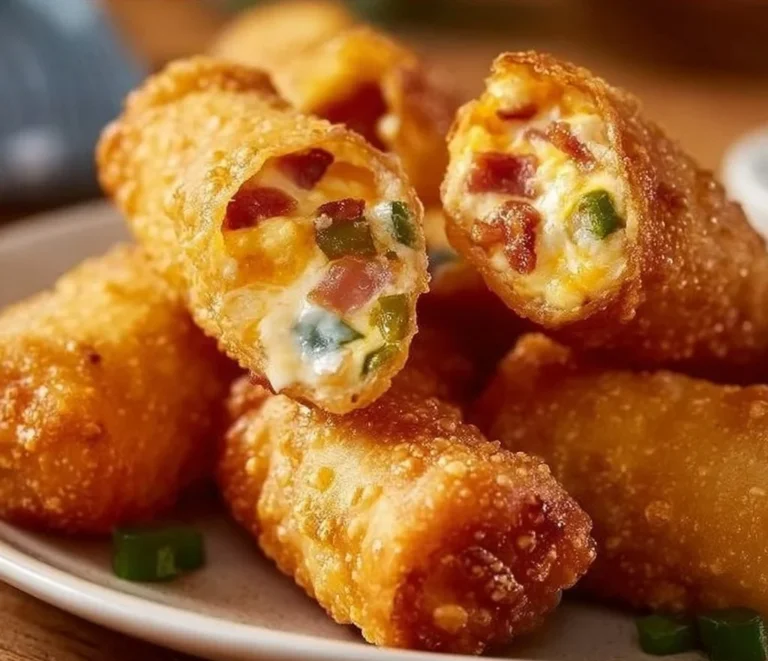 Mini Jalapeño Popper Egg Rolls