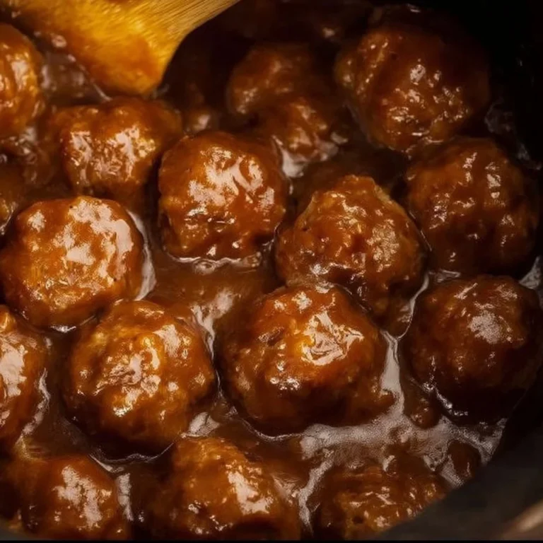 Slow Cooker Salisbury Steak Meatballs