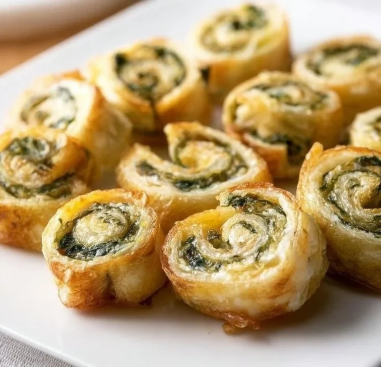 Spinach Dip in Bite-Sized Pinwheels