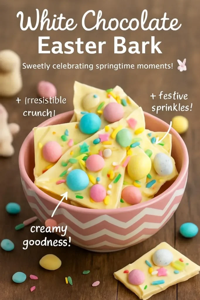 White Chocolate Easter Bark