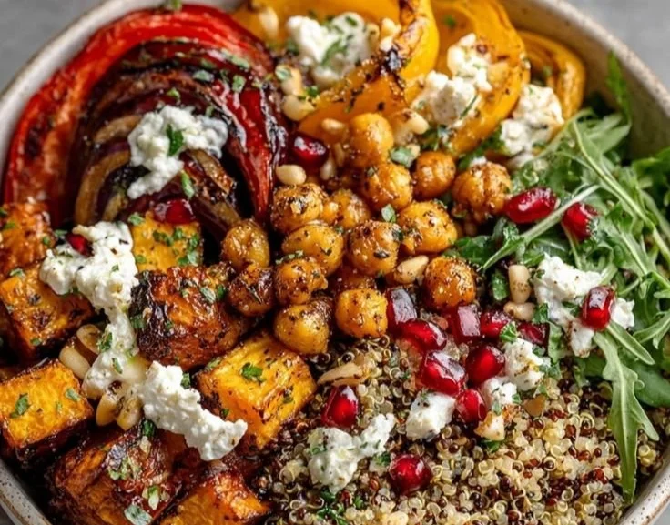 Winter Mediterranean Quinoa Bowl