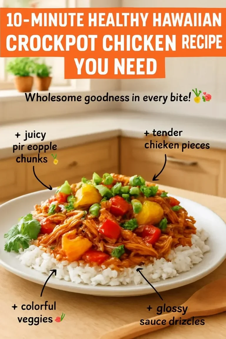 10-Minute Healthy Hawaiian Crockpot Chicken Recipe You Need