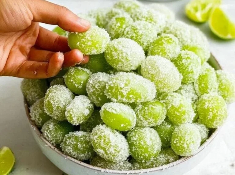 3-Ingredient Frozen Candied Grapes