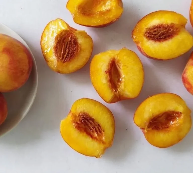 Air Fryer Grilled Peaches