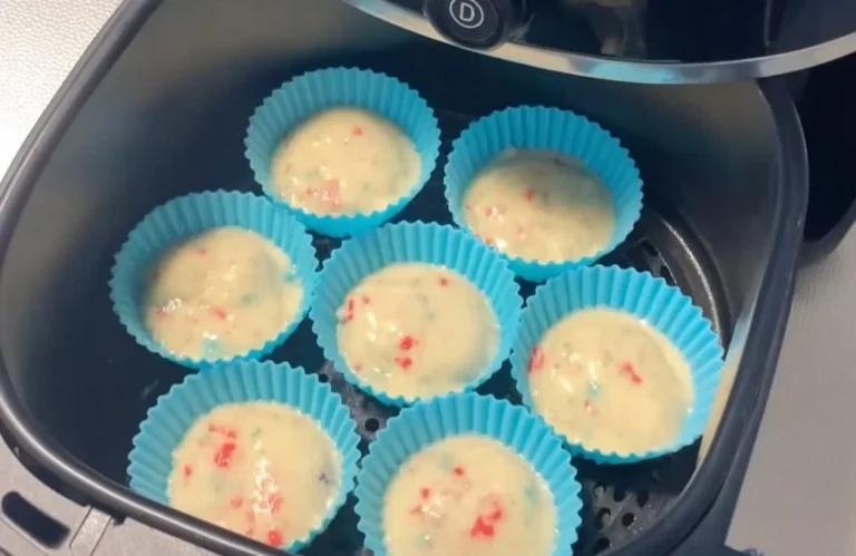 Air Fryer Moist Cupcakes