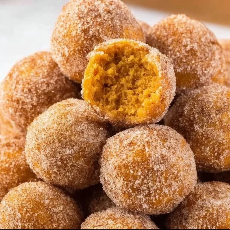 Air Fryer Pumpkin Donuts Bites