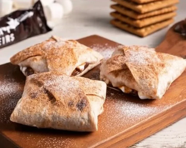 Air Fryer S’mores Crunch wraps