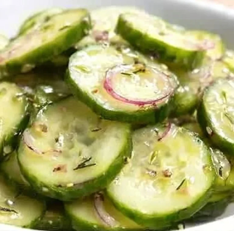 Apple Cider Vinegar Cucumber Salad