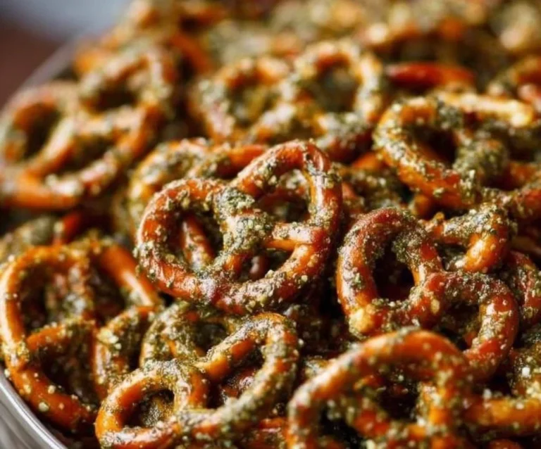 Baked Dill Pickle Pretzels