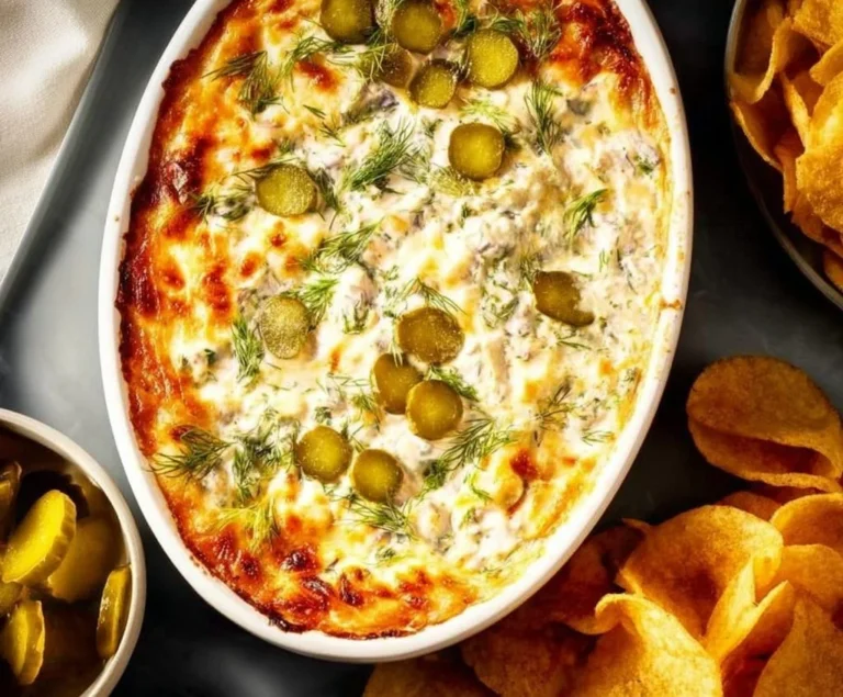 Best Baked Ranch Pickle Dip