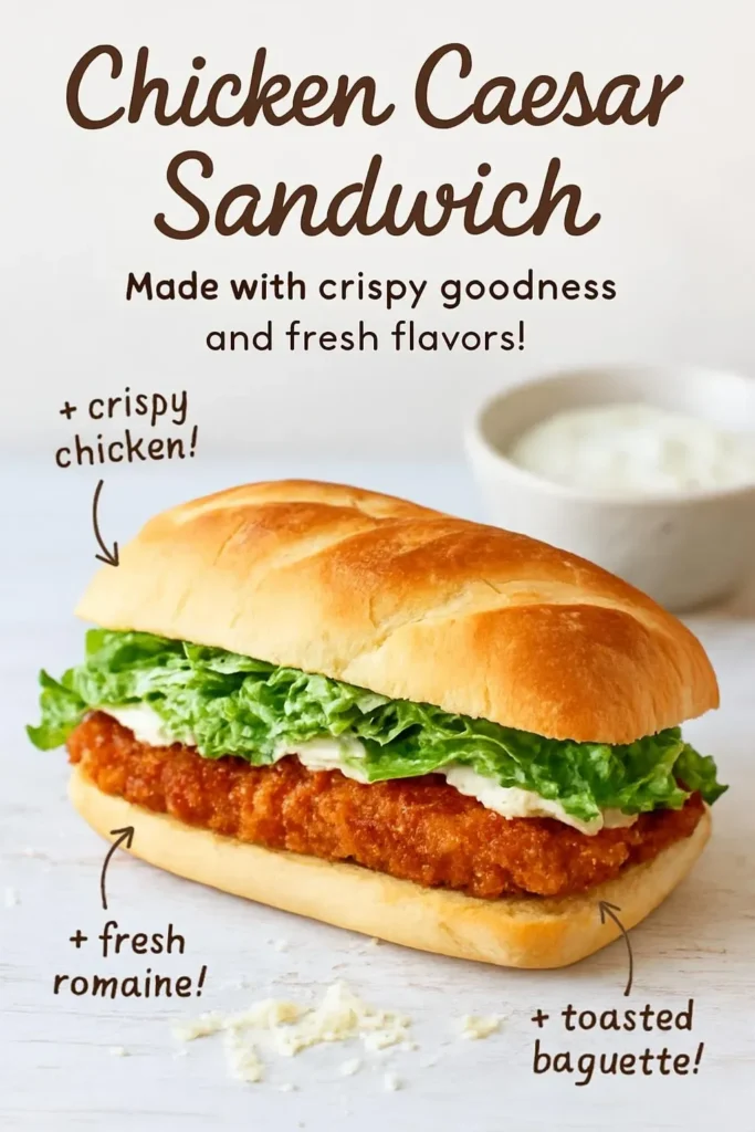 Chicken Caesar Sandwich