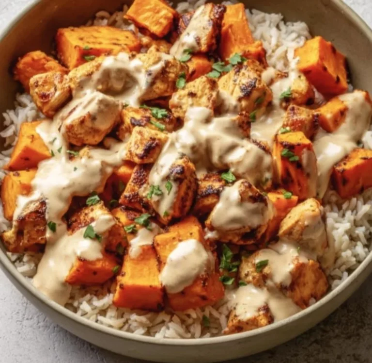 Chicken & Sweet Potato Rice Bowl