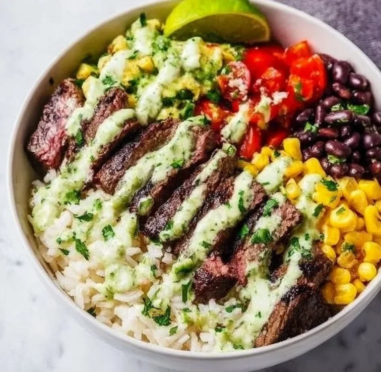 Cilantro Lime Steak Bowls